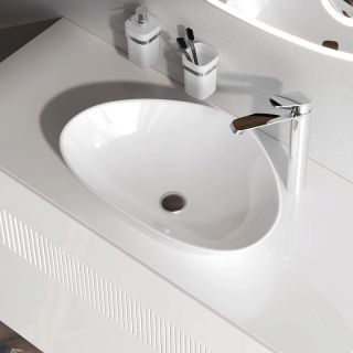 Раковина накладная  Am.Pm Func M8FWCC50600WG 57 см белый